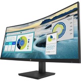 HP P34HC G4 34" WQHD Curved Screen LCD Monitor - 21:9 - Black - 34" (863.60 mm) Class - Vertical Alignment (VA) - Edge LED Backlight - 3440 x 1440 - 250 cd/m - 5 ms - 100 Hz Refresh Rate - HDMI - DisplayPort - USB Hub, KVM Switch