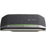 Plantronics USB/Bluetooth Smart Speakerphone For Flexible/Huddle Rooms - USB - Microphone - Desktop - Black, Silver - TAA Compliant