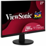 ViewSonic VA2747-MH 27 Inch Full HD 1080p Monitor with Ultra-Thin Bezel, AMD FreeSync, 100Hz, Eye Care, and HDMI, VGA Inputs for Home and Office