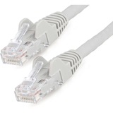 StarTech.com 6in (15cm) CAT6 Ethernet Cable, LSZH (Low Smoke Zero Halogen) 10 GbE Snagless 100W PoE UTP RJ45 Gray Network Patch Cord, ETL