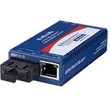 B+B SmartWorx Industrial Grade 10/100 Mbps Miniature Media Converter - 1 x Network (RJ-45) - 1 x SC...