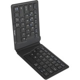 Targus Ergonomic Foldable Bluetooth Antimicrobial Keyboard - Wireless Connectivity - Bluetooth/RF - 2.40 GHz - ChromeOS - English (US) - QWERTY Layout - iPad, iPhone, Desktop Computer, MAC - PC, Mac - Black