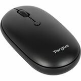 Targus Compact Multi-Device Antimicrobial Wireless Mouse - Wireless - Bluetooth/Radio Frequency - 2.40 GHz - Black - 3 Button(s) - Symmetrical