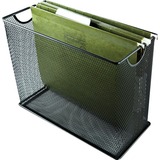 Winnable Desktop Hanging File - 9.4" Height x 12.5" Width x 5.5" Depth - Desktop - Durable - Black - Wire Mesh - 1 Each