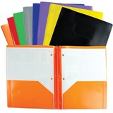 Winnable Letter Report Cover - 8 1/2" x 11" - 80 Sheet Capacity - 3 x Tang Fastener(s) - 2 Pocket(s) - Purple