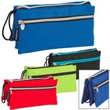Merangue Carrying Case (Pouch) Pencil - Assorted - Fabric Body - Wrist Strap - 3 x Pieces per Set - 5" (127 mm) Height x 8.75" (222.25 mm) Width x 1" (25.40 mm) Depth - 1 Each