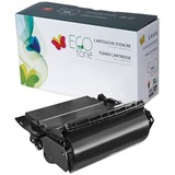 EcoTone Remanufactured Laser Toner Cartridge - Alternative for Lexmark, IBM 28P2008, 12A6765, 12A6865 - Black - 1 Each - 30000 Pages