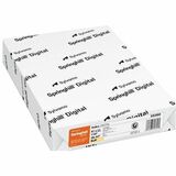 Springhill Copy & Multipurpose Paper - 92 Brightness - Letter - 8 1/2" x 11" - 110 lb Basis Weight - Smooth - 250 / Pack - Sustainable Forestry Initiative (SFI) - Rigid - Buff