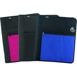 Hilroy ZipTote 3-ring Zipper Binder, 2 X 13-3/4 X 11-7/8 Inches, Assorted Colours - 2" Binder Capacity - 2" (50.80 mm) Ring - 3 x Ring Fastener(s) - Black, Blue, Pink - 665.4 g - Durable - 1 Each