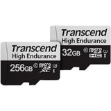 Transcend High Endurance 350V 32 GB Class 10/UHS-I (U1) microSDHC - 95 MB/s Read - 40 MB/s Write