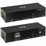 Tripp Lite by Eaton USB-C to HDMI over Cat6 Extender Kit KVM Support 4K 60Hz 4:4:4 USB PoC HDCP 2.2 up to 230 ft. TAA