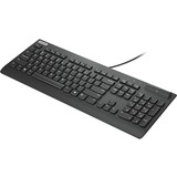 Lenovo Smartcard Wired Keyboard II-US English - Cable Connectivity - USB Interface - 105 Key - English (US) - Smart Card Reader - PC, Windows - Plunger Keyswitch - Black
