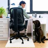 Cleartex® Polypropylene Rectangular Anti-Slip Foldable Chair Mat for Hard Floors - 45