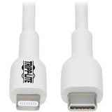 Tripp Lite Safe-IT M102AB-02M-WH Lightning/USB-C Data Transfer Cable