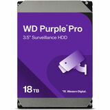 WD Purple Pro WD181PURP 18 TB Hard Drive - 3.5" Internal - SATA (SATA/600) - Conventional Magnetic Recording (CMR) Method