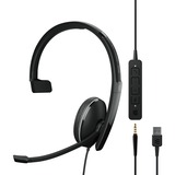 EPOS ADAPT 135 USB II Headset - Mono - USB Type C, Mini-phone (3.5mm) - Wired - On-ear - Monaural - 7.6 ft Cable - Noise Cancelling Microphone