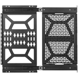 Atdec media storage sliding panel - Universal mounting hole pattern - For media and networking devices