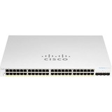Cisco Business CBS220-48FP-4X Ethernet Switch - 48 Ports - Manageable - 2 Layer Supported - Modular - 65.70 W Power Consumption - 740 W PoE Budget - Optical Fiber, Twisted Pair - PoE Ports - Rack-mountable - 3 Year Limited Warranty