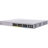 Cisco Business CBS350-24NGP-4X Ethernet Switch - 26 Ports - Manageable - 3 Layer Supported - Modular - 56.90 W Power Consumption - 375 W PoE Budget - Optical Fiber, Twisted Pair - PoE Ports - Rack-mountable - Lifetime Limited Warranty