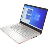 HP 14-dq0000 14-dq0030nr 14" Notebook - HD - 1366 x 768 - Intel Celeron N4020 Dual-core (2 Core) 1.10 GHz - 4 GB RAM - 64 GB Flash Memory - Pale Rose Gold, Natural Silver