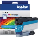 Brother INKvestment LC406C Original Ink Cartridge - Single Pack - Cyan