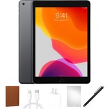 Refurbished Apple iPad 7 (7th Gen, 2019), 32GB, Space Gray, WiFi, Bundle only from eReplacements, 1 Year Warranty from eReplacements. (A2197, MW742LL/A, IPAD7SG32) Bundle Includes: Universal Tablet Case (color may vary), Screen Protector, Stylus pen, UL compliant non-OEM charging block (10W-12W), MFi (Made For iPad) compliant non-OEM charging cable.