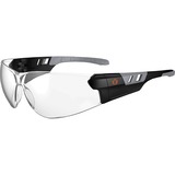 Ergodyne+SAGA+Clear+Lens+Matte+Frameless+Safety+Glasses+%2F+Sunglasses