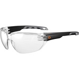 Ergodyne+VALI+Clear+Lens+Matte+Frameless+Safety+Glasses+%2F+Sunglasses