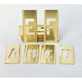 NSN2729684 - SKILCRAFT Brass Stencil Set