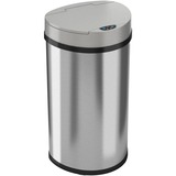 HLS Commercial 13-Gallon Semi-Round Sensor Trash Can