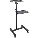 Image for StarTech.com Mobile Projector and Laptop Stand/Cart, Heavy Duty Portable Projector Stand/Presentation Cart (22lb/shelf), Height Adjustable