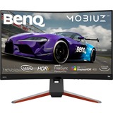 BenQ MOBIUZ EX3210R 32" Class WQHD Curved Screen Gaming LCD Monitor - 16:9 - Metallic Gray