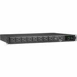 Tripp Lite by Eaton PDU 1.44kW 120V Single-Phase ATS/Monitored PDU - 8 NEMA 5-15R Outlets Dual 5-15P Inputs 12 ft. Cords 1U TAA