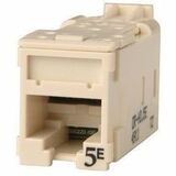 Ortronics Clarity High Density Jack (HDJ) CAT5E, T568A/B, Fog White - 1 Pack - 1 x RJ-45 Network -...