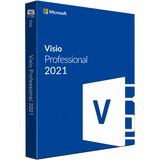Microsoft Visio 2021 Professional - Box Pack - 1 PC - Medialess - Designing - English - PC - Windows Supported