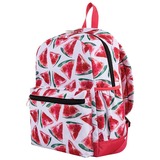 Bond Street Carrying Case (Backpack) for 14" Notebook - Watermelon - Polyester Body - Shoulder Strap, Handle - 1 Each