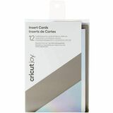 cricut Joy Insert Cards, Gray/Silver Holographic 4.5" x 6.25"