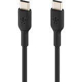 Belkin BOOST↑CHARGE USB-C to USB-C Cable - 6.6 ft USB-C Data Transfer Cable - First End: 1 x USB Type C - Male - Second End: 1 x USB Type C - Male - Black