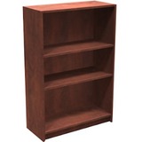 HDL Innovations Bookcase - x 1" (25.40 mm) Thickness Shelf, 48" (1219.20 mm) Height x 32" (812.80 mm) Width x 14" (355.60 mm) Depth - 3 Shelve(s) - 1 Adjustable Shelf(ves) - Material: Particleboard - Finish: Winter Wood - Thermofused Laminate (TFL) Table 