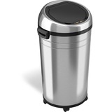 HLS Commercial XL Round Stainless Sensor Trash Can