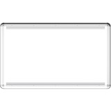 Lorell Mounting Frame for Whiteboard - Silver