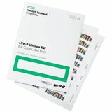 HPE LTO-9 Ultrium RW Bar Code Label Pack - LTO-9 - Rewritable - Barcode Labeled - 18 TB (Native) / 45 TB (Compressed) - 3395.7 ft Tape Length