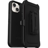 OtterBox Defender Rugged Carrying Case (Holster) Apple iPhone 13 Smartphone - Black - Dirt Resistant, Bump Resistant, Dirt Resistant Port, Dust Resistant Port, Scrape Resistant, Lint Resistant Port, Drop Resistant, Clog Resistant Port - Plastic Body - Holster - 6.39" (162.31 mm) Height x 3.57" (90.68 mm) Width x 1.31" (33.27 mm) Depth - Retail