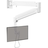 Tripp Lite Safe-IT DWMLARM1732AM Mounting Arm for TV, Monitor, HDTV, Notebook, Flat Panel Display, Interactive Whiteboard, Digital Signage Display - White - Height Adjustable - 1 Display(s) Supported - 17" to 32" Screen Support - 7.98 kg Load Capacity - 75 x 75, 100 x 100 - VESA Mount Compatible