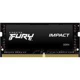 Kingston FURY Impact 32GB DDR4 SDRAM Memory Module - For Notebook, Motherboard, Mini PC - 32 GB (1 x 32GB) - DDR4-3200/PC4-25600 DDR4 SDRAM - 3200 MHz Dual-rank Memory - CL20 - 1.20 V - TAA Compliant - Non-ECC - Unbuffered - 260-pin - SoDIMM - Lifetime Warranty