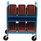 Bretford Manufacturing TVCT30CAD-SKY Carts & Dollies Cube Transport Cart With Caddies - Tvct30cad Tvct30cadsky 096633406623