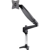 StarTech.com Desk Mount Monitor Arm for Single VESA Display 32" , 8kg/17.6lb, Full Motion Articulating & Height Adjustable, C-Clamp/Grommet - VESA 75X75/100x100mm single monitor arm - Up to 32in (17.6lb) - Swivel/tilt/rotate - Full motion articulating arm - One-touch height adjustment - C-Clamp (85mm)/grommet mount (70mm) - Detachable VESA plate - Cable management
