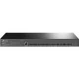 TP-Link JetStream 16-Port 10GE SFP+ L2+ Managed Switch - Manageable - 10 Gigabit Ethernet - 10GBase-X - 2 Layer Supported - Modular - 32.74 W Power Consumption - Optical Fiber - Rack-mountable, Desktop - Lifetime Limited Warranty