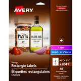 Avery&reg; - Étiquettes de chanvre Print-To-The-Edge