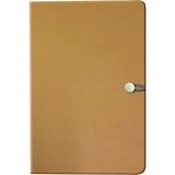 Winnable ECO Journal 192 Pages 8-1/2" x 5-1/2" Tan - 192 Pages - Ruled Front Ruling - 8.50" (215.90 mm) Height x 5.50" (139.70 mm) Width - Polyurethane, Polyester, Calcium Carbonate, Wood Fiber Cover - Rounded Corner, Hard Cover - Recycled